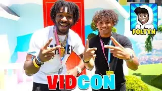 MEETING FANS IRL WITH FOLTYN AT VIDCON! (GIRLFRIEND FACE REVEAL)