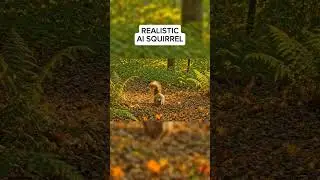 REALISTIC SQUIRREL MADE WITH GOOGLE VEO3 #ai #veo3 #squirrel