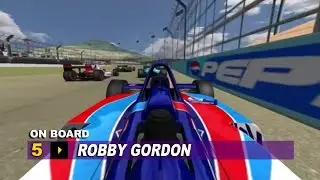 RFactor: IndyCar 1995 Mod at Phoenix with Realistic Camera Angles and ABC Graphics (TEST)