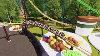 K&ouml;ttbullarcoaster at Little Nordica Theme Park://Planet Coaster 2