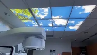 A look in a radiation therapy room and the Electa Infinity Machine at the Cancer Care Institute