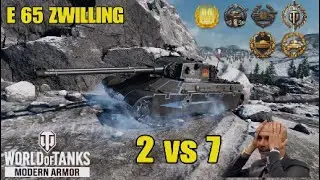 E 65 ZWILLING - 2 vs 7 ( WoT Console )