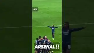 Pure emotions from our players after Trossard&rsquo;s goal &mdash; WE ARE THE ARSENAL! ❤️🤍 @ArsenalNation-w2p