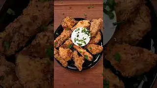 Crispy Milk-Marinated Fried Chicken Tenders (Easy & Juicy!) + Lemon Herb Dip