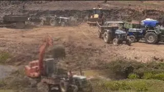 Jcb Copland tractor Operator is in bad condition due to heat #youtube #video
