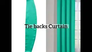 Turquoise Ava Blackout Weave Curtain Panels With Tie Backs Pair (Set Of 2)