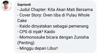 (Singkat) Spoiler One piece Chapter 1043