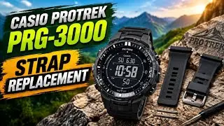 How to change balt Casio Protrek PRG-3000.