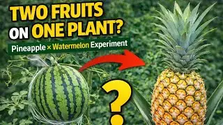 Can Two Fruits Grow on One Plant? Pineapple &times; Watermelon Experiment