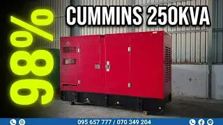 Generator _250KVA Cummins_Silent Type Second hand 98%