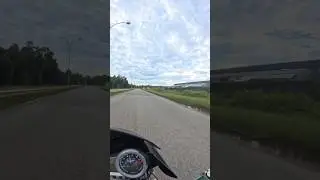 Top speed 0-100 street triple #motorcycle #soundbike #bikeride #frenchguiana
