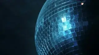 Spinning Disco Ball Stock Video