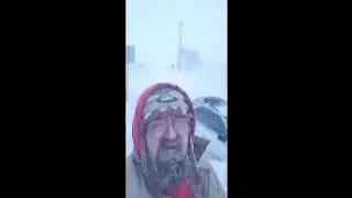 April 4th Blizzard Gackle, North Dakota