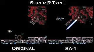 Super R-Type (SNES) - Original x SA-1 Comparison