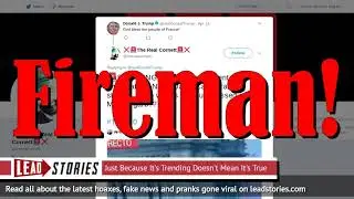 Fake News: Video Shows NO Mystery Man 