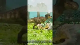 Rock Drake Vs Evo Rex | Ark survival ascended | Ark mods | Ark battles | Gameplay