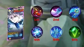 Harith x Killua Skin in Action! ⚡ Clash Fighting & Best Item Build Guide | MLBB Hunter x Hunter