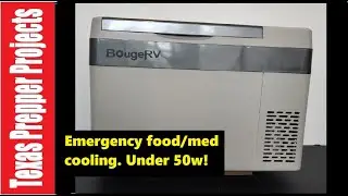 AC/DC powered compressor fridge for tents, RVS or hurricanes! | Texas Prepper Projects