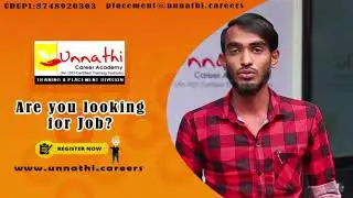 Student's On-Job-Training Experience - Training & Placement Division Unnathi Career Academy