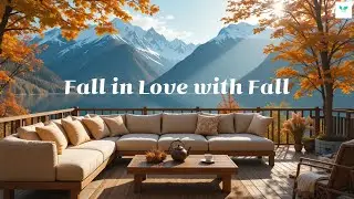 Autumn Jazz Lo-fi in the Alps Caf&eacute; | Cozy Lake View & Relaxing Vibes 🍂☕