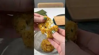 Leftover Mashed Potato Bites 🫶 #airfryer #recipes #cooking #snacks