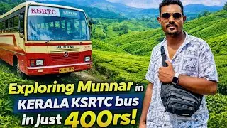 Munnar sightseeing in KSRTC Bus Just 400rs |Munnar Budget trip | Dhakni Urdu vlogs