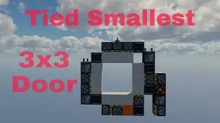 Former Tied Smallest 3x3 Piston Door (1.16+, with Tutorial)