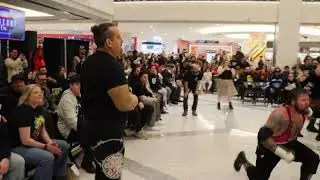 GCW Wrestling - Dream On - Tommy Dreamer & Rhino Go Flying Out The Ring by #MikeGoochProductions