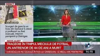 Tragedie &icirc;n timpul meciului de fotbal: un antrenor de 44 de ani a murit