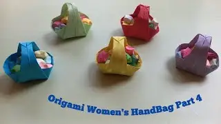 Origami Women's HandBag Part 4 / Origami Fashion