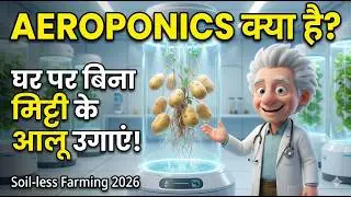 Aeroponics क्या है? घर पर बिना मिट्टी के आलू कैसे उगाएं? | Soil-less Farming 2026