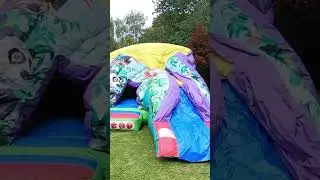 Jungle🐯 Bounce House With Slide #bouncy #bouncyhouse #jungle  #bouncycastle