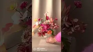 ウェディングブーケ　花屋　フラワーショップ　オンラインショップ　花のある暮らし　造花ブーケ　アーティフィシャルフラワー　フラワーアレンジメント　フラワーブーケ　チューリップ　胡蝶蘭　ダリア　ピンク