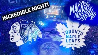 Holy Mackinaw Night at Scotiabank Arena! | Leafs vs Blackhawks Full Vlog