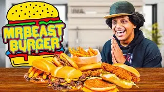 I TASTED MR. BEAST BURGERS ENTIRE MENU... (review)