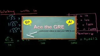 GRE Math Review Lesson 35/36 -- Practice with GRE Graphs and Data questions