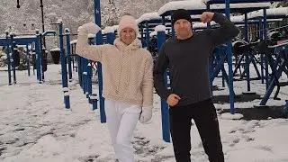 Зимний стритлифтинг в фитнес парке на Крестовском острове !!! ❄️❄️❄️