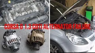 Vauxhall Corsa D 1.3 CDTI Alternator Replacement