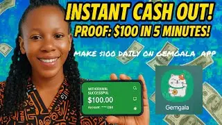 How to Make $100 Daily on Gemgala App ( App like Chamet App)