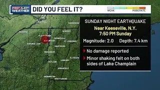 Keeseville, NY Earthquake 2026