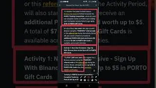 Binance Fan Token Join PORTO Trading Competition Sign Up With Binance Share $7,500 in PORTO Rewards!