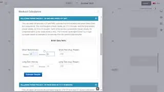 P^3 Calculators in Final Surge:   Estimate CP, RWC, and 