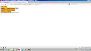 HTML and HTML5 tutorial : Introduction about Table tags in html5 and representation in html5
