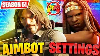 New *BEST* Controller Fortnite Settings/Sensitivity LINEAR *AIMBOT* - Season 5 Settings - PS5/XBOX🌟🎮