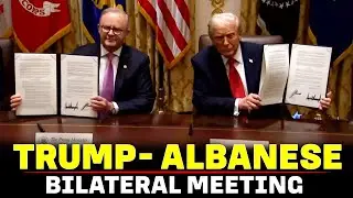LIVE:President Trump holds bilateral meeting with Australian PM Albanese in White House