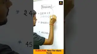 Remainder theorem smart trick😄 l simplification Trick l calculation #shorts #viralshorts