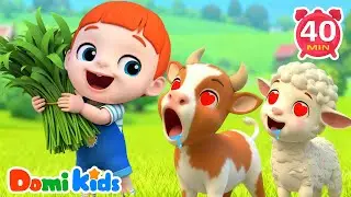 Farm Animals Team Up!🐮Let's Play & Sing! | Animals for Kids | Animal Songs | Domi Kids