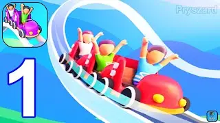 Cart Crash - Gameplay Walkthrough Part 1 Tutorial Levels 1-16 (iOS,Android)