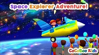 🚀Space Explorer Adventure! | Fun Outer Space Song for Kids | Learn About Planets@CoCoBooKids 🌠🎶