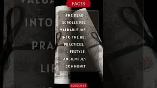Did you know about 'Dead Scroll' | 'Dead Scroll' #shorts #deadsea #scroll #facts